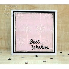 Creative Expressions Craft Dies One-Liner Collection Best Wishes | Set of 2