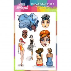 Jane Davenport Clear Stamp Smooth Moves | Set of 7