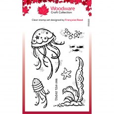 Woodware Clear Stamps Under The Sea | Set of 7
