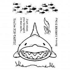 Woodware Clear Stamps Jaws | Set of 7