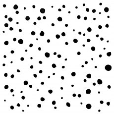 IndigoBlu Stencil Damaged Dots | 6 x 6 inch