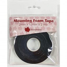 Woodware Mounting Foam Tape Black 2mm | 2m