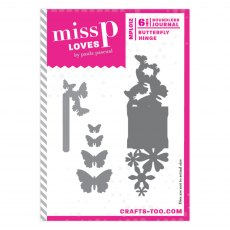 Miss P Loves Die Set Boundless Journal Butterfly Hinge | Set of 6