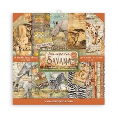 Stamperia Paper Pad Savana | 12 x 12 Inch