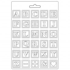 Stamperia Soft Mould Daydream Alphabet | A4
