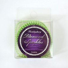 Hunkydory Diamond Sparkles Pearl Gemstone Rolls Glamorous Greens | 1m