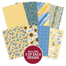 Hunkydory A4 Adorable Scorable Pattern Packs Honey Meadow | 24 sheets