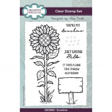 Creative Expressions Sam Poole Clear Stamp Set Sunshine | Set of 6