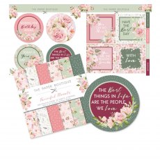 The Paper Boutique Fanciful Florals Paper Kit | 8 x 8 inch