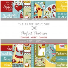 The Paper Boutique Perfect Partners Gnome Sweet Gnome Perfect Embellishments | 8 x 8 inch