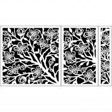 Creative Expressions Stencils By Jamie Rodgers Cherry Blossom | Set of 3