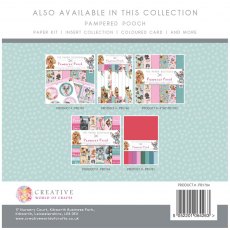 The Paper Boutique Pampered Pooch 8 x 8 inch Embellishment Pad | 36 sheets