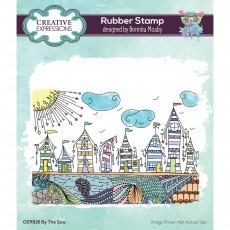 Creative Expressions Bonnita Moaby Rubber Stamp By The Sea