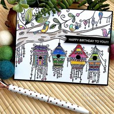 Creative Expressions Bonnita Moaby Rubber Stamp Bird Street
