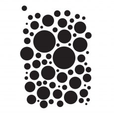 Creative Expressions Mini Stencil Bubbles | 4 x 3 inch