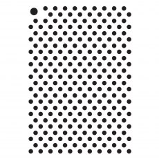 Creative Expressions Mini Stencil Polka Dots | 4 x 3 inch