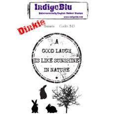 IndigoBlu A7 Rubber Mounted Stamp Dinkie Bunnies | Set of 5