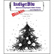 IndigoBlu A7 Rubber Mounted Stamp Dinkie Ickle Christmas Tree