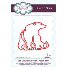 Creative Expressions Craft Dies One-Liner Collection Polar Bear