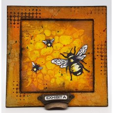 IndigoBlu A7 Rubber Mounted Stamp Collectors Edition No 9 - Bumble Bee | Set of 3