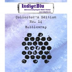 IndigoBlu A7 Rubber Mounted Stamp Collectors Edition No 14 - Bubble Wrap