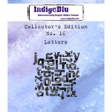 IndigoBlu A7 Rubber Mounted Stamp Collectors Edition No 16 - Letters