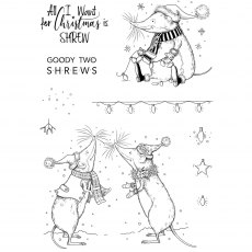 Pink Ink Designs Clear Stamp All I Want For Christmas Is Shrew | Set of 10