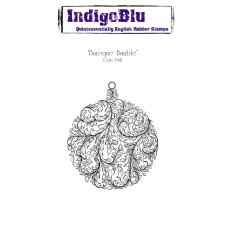 IndigoBlu A6 Rubber Mounted Stamp Baroque Bauble