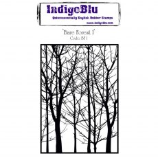 IndigoBlu A6 Rubber Mounted Stamp Bare Forest