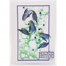 IndigoBlu A5 Rubber Mounted Stamp Under the Sea | Set of 10