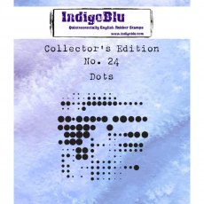 IndigoBlu A7 Rubber Mounted Stamp Collectors Edition No 24 - Dots