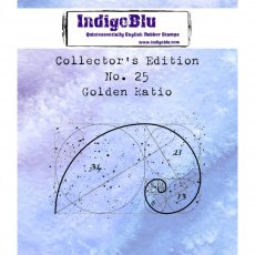 IndigoBlu A7 Rubber Mounted Stamp Collectors Edition  No 25 - Golden Ratio Mini