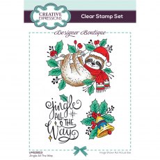 Creative Expressions Designer Boutique Collection Clear Stamp Jingle All The Way | Set of 3