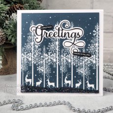 Creative Expressions Designer Boutique Collection Rubber Stamp Nordic Winter