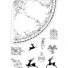 Pink Ink Designs Clear Stamp Festive Cone | Set of 10