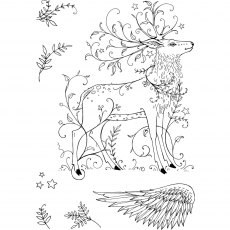 Pink Ink Designs Clear Stamp Stag | Set of 7