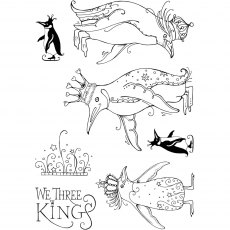 Pink Ink Designs Clear Stamp We Three Kings | Set of 7