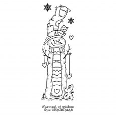 Woodware Clear Stamps Tall Snowman | Set of 5