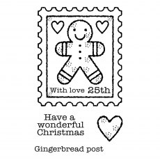Woodware Clear Stamps Gingerbread Stamp | Set of 4