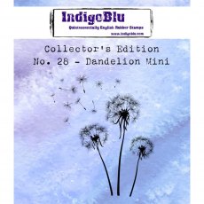IndigoBlu A7 Rubber Mounted Stamp Collectors Edition No 28 - Dandelion Mini