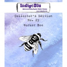 IndigoBlu A7 Rubber Mounted Stamp Collectors Edition No 29 - Worker Bee
