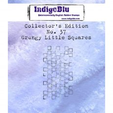 IndigoBlu A7 Rubber Mounted Stamp Collectors Edition No 37 - Grungy Little Squares
