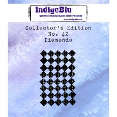 IndigoBlu A7 Rubber Mounted Stamp Collectors Edition No 42 - Diamonds