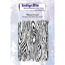 IndigoBlu A6 Rubber Mounted Stamp Wood Grain