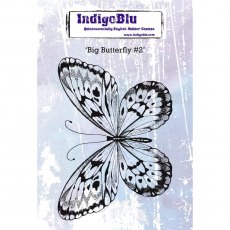 IndigoBlu A6 Rubber Mounted Stamp Big Butterfly #2