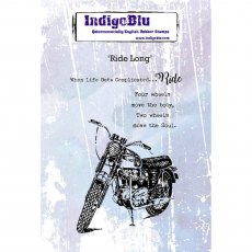 IndigoBlu A6 Rubber Mounted Stamp Ride Long | Set of 3