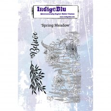 IndigoBlu A6 Rubber Mounted Stamp Spring Meadow | Set of 3