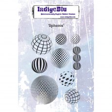 IndigoBlu A6 Rubber Mounted Stamp Spheres | Set of 9