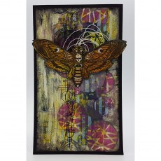 IndigoBlu A6 Rubber Mounted Stamp Giant Moth - Clarice