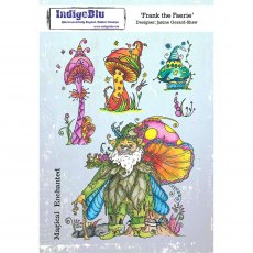 IndigoBlu A5 Rubber Mounted Stamp Frank the Faerie | Set of 7